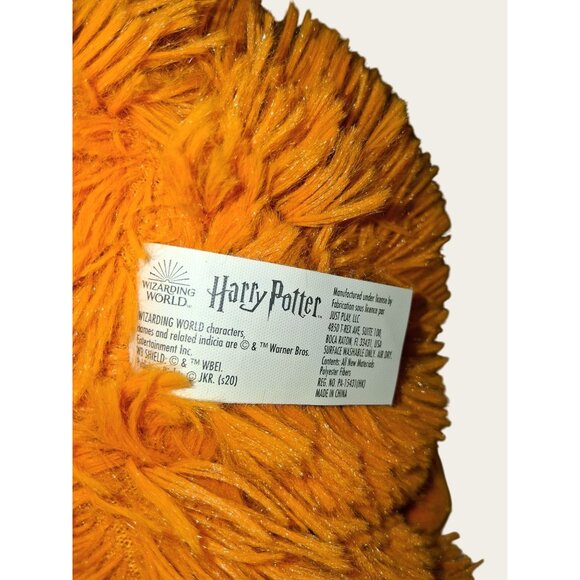 Harry Potter Orange Fluffy Cat Plush Stuffed Animal Toy - Picture 8 of 10